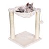 Cat Tree Cat Tower Furniture With Hammock Bed Cat Toy Cat Scratcher Wood Climbing Tree Cat house Pet Products