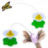 Electric Rotating Colorful Butterfly Funny dog Cat Toys bird Pet Seat Scratch Toy For Cat Kitten dog cats intelligence trainning