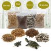 Turtle terrapin tortoise bird hamster fish food feed sticks granules dried fish shrimp mealworm reptile aquarium fish food